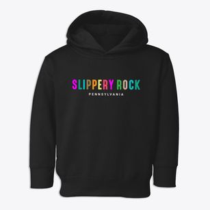 Slippery Rock Pennsylvania Color Pop Toddler Hoodie