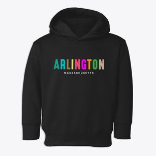 Arlington Massachusetts Color Pop Toddler Hoodie