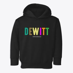 Dewitt Arkansas Color Pop Toddler Hoodie
