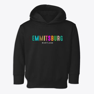 Emmitsburg Maryland Color Pop Toddler Hoodie