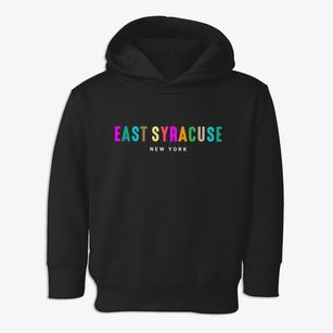East Syracuse New York Color Pop Toddler Hoodie