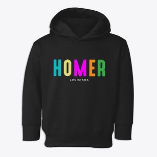 Homer Louisiana Color Pop Toddler Hoodie