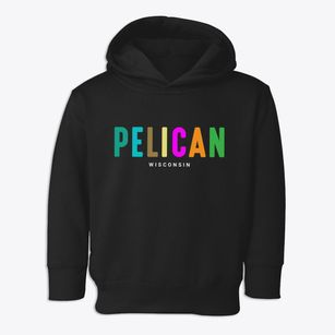 Pelican Wisconsin Color Pop Toddler Hoodie