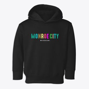 Monroe City Missouri Color Pop Toddler Hoodie
