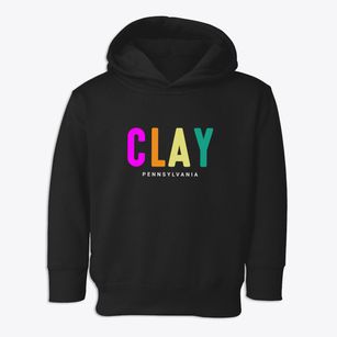 Clay Pennsylvania Color Pop Toddler Hoodie
