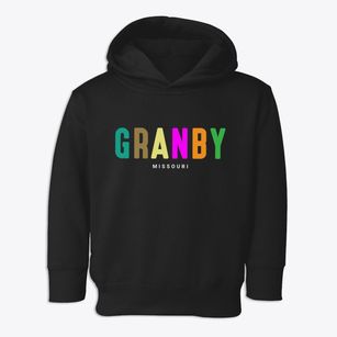 Granby Missouri Color Pop Toddler Hoodie