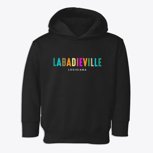 Labadieville Louisiana Color Pop Toddler Hoodie