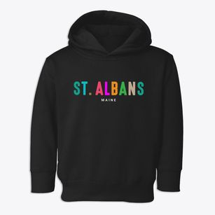 St. Albans Maine Color Pop Toddler Hoodie