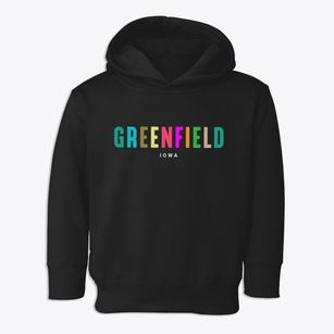 Greenfield Iowa Color Pop Toddler Hoodie