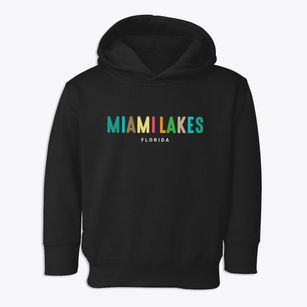 Miami Lakes Florida Color Pop Toddler Hoodie