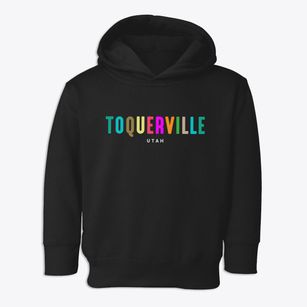 Toquerville Utah Color Pop Toddler Hoodie