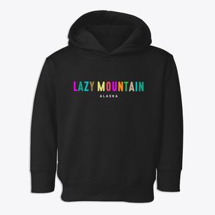 Lazy Mountain Alaska Color Pop Toddler Hoodie
