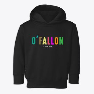 O'fallon Illinois Color Pop Toddler Hoodie