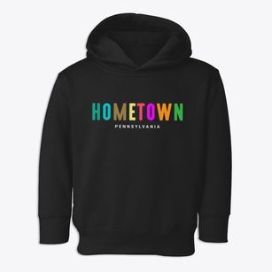 Hometown Pennsylvania Color Pop Toddler Hoodie