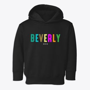Beverly Ohio Color Pop Toddler Hoodie