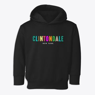 Clintondale New York Color Pop Toddler Hoodie