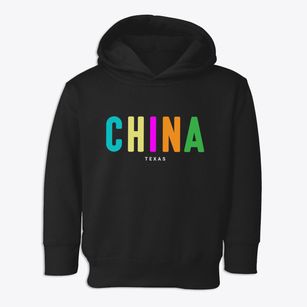 China Texas Color Pop Toddler Hoodie