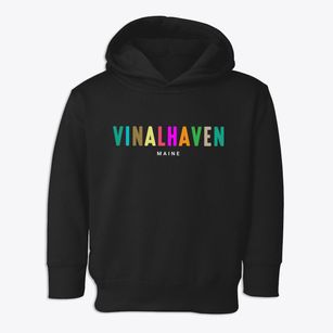 Vinalhaven Maine Color Pop Toddler Hoodie