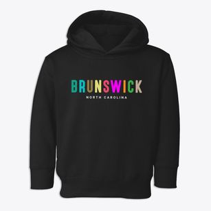Brunswick North Carolina Color Pop Toddler Hoodie