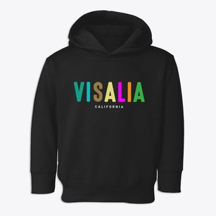 Visalia California Color Pop Toddler Hoodie