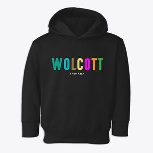 Wolcott Indiana Color Pop Toddler Hoodie
