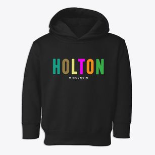 Holton Wisconsin Color Pop Toddler Hoodie