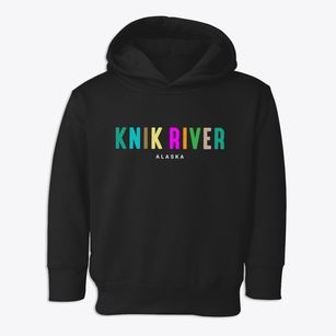 Knik River Alaska Color Pop Toddler Hoodie