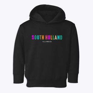South Holland Illinois Color Pop Toddler Hoodie
