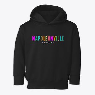 Napoleonville Louisiana Color Pop Toddler Hoodie