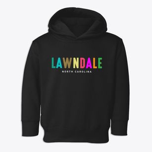 Lawndale North Carolina Color Pop Toddler Hoodie