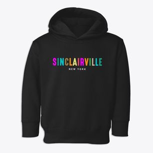 Sinclairville New York Color Pop Toddler Hoodie