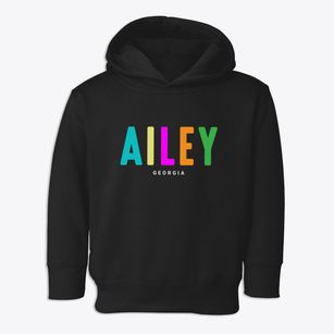 Ailey Georgia Color Pop Toddler Hoodie