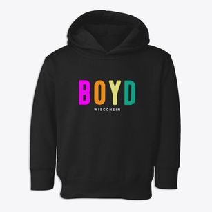 Boyd Wisconsin Color Pop Toddler Hoodie