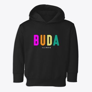 Buda Illinois Color Pop Toddler Hoodie