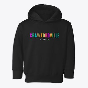 Crawfordville Georgia Color Pop Toddler Hoodie