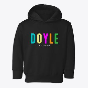 Doyle Wisconsin Color Pop Toddler Hoodie