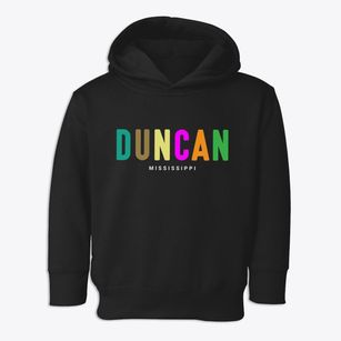 Duncan Mississippi Color Pop Toddler Hoodie
