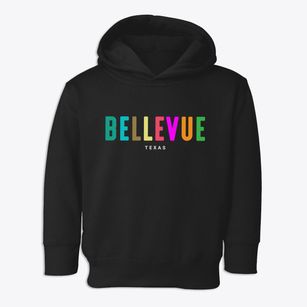 Bellevue Texas Color Pop Toddler Hoodie