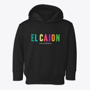 El Cajon California Color Pop Toddler Hoodie