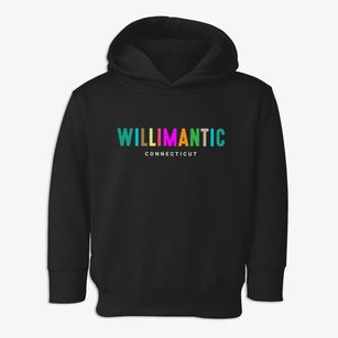 Willimantic Connecticut Color Pop Toddler Hoodie