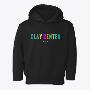 Clay Center Ohio Color Pop Toddler Hoodie