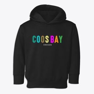 Coos Bay Oregon Color Pop Toddler Hoodie