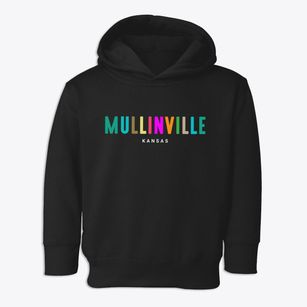 Mullinville Kansas Color Pop Toddler Hoodie