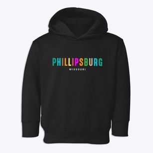 Phillipsburg Missouri Color Pop Toddler Hoodie