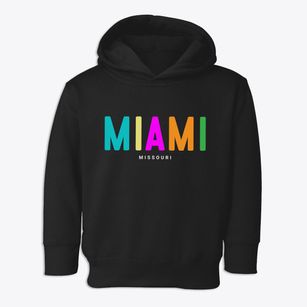 Miami Missouri Color Pop Toddler Hoodie