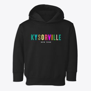 Kysorville New York Color Pop Toddler Hoodie