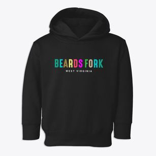 Beards Fork West Virginia Color Pop Toddler Hoodie