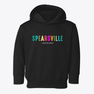 Spearsville Louisiana Color Pop Toddler Hoodie