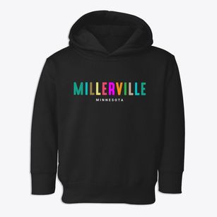 Millerville Minnesota Color Pop Toddler Hoodie