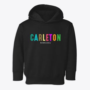 Carleton Nebraska Color Pop Toddler Hoodie